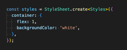 Style Naming for best practice